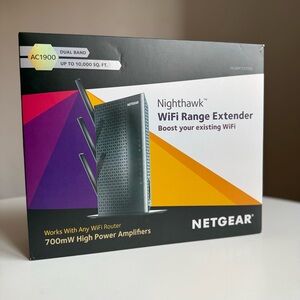 Netgear Nighthawk EX7000 AC1900 WiFi Mesh Dual-Band 1.9Gbps Range Extender